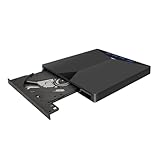 Mllepjdh CD-Brenner, Typ C 3.0, externes VCD-DVD-Laufwerk, unterstützt Kartenspieler, Recorder, optisches Laufwerk, DVD-Leser und -Brenner für PC, Laptop, USB 3.0 für PC