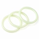 Zite Fishing Ring-Bissanzeiger Forellen-Angeln | Einhänge Bissmelder Set 3 Stück fürs Grund-Angeln | Fluoreszierende Einhängebissanzeiger auch für Aal, Karpfen, Zander & Nacht-Angeln | Ohne Knicklicht