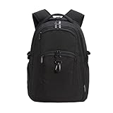 Amazon Basics Laptop-Rucksack, für Laptops bis 17 in / 43.1 cm, schwarz
