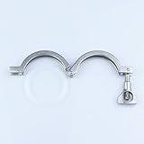 SS304 Sanitärarmatur für Heimbrauen, 50,5 mm - 119 mm Hülse OD mit Silikondichtung