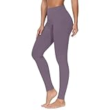 Generisch Yogahose Damen Leggings High Waist Flared Blickdicht Wanderhose Leggins mit Taschen Elegant Bequem Sportleggins Bootcut Jogginghose Freizeit Fitness Training Legging Einfarbig Schlaghose