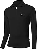 Löffler Herren Pulli Transtex Zip-Rolli Basic Cf, schwarz, 54