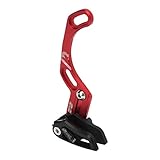 RiToEasysports Fahrrad-Kettenführung, Aluminiumlegierungs-Fahrrad-Einzelscheiben-Kettenführungsketten-Tropfenfänger