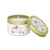 Ronoza® Geburtstagsgeschenk für Frauen, Geburtstagskerzen Happy Birthday Duftkerze, Kerzen Geburtstag für Frauen Mama Mütter Beste Freundin Schwester Oma Paare (Englische Birnen & Freesia Duftkerze)