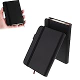 2 Stück Mini Notizbuch,Notizbuch A7 Notizbuch,Kleines Notizbuch Taschen,Notizbuch Klein,Pocket Notebook,Kleines Notizbuch Mini,Notizbuch Für Bürobedarf,Schulbedarf,In Die Tasche Steckbar (Schwarz)