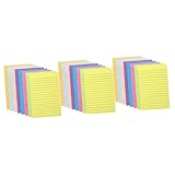 DIYEAH 3 Stück 8 Notizbuch Haftnotizen Klebezettel Bürohilfsmittel schreibtischzubehör Abreißbare Memo-Aufkleber Buchregisterkarten Schulbedarf Index-Aufkleber Notizblöcke kleben Papier
