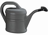 Gießkanne ANTHRAZIT für Garten & Zimmerpflanzen Kunststoff Kindergießkanne für Kinder groß & klein Gießkannen Gieskanne Gieskannen Giesskanne 2 Liter Watering Can Gieskannen2Liter 2L + 1x BILDMAGNET!