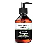 Activator Hair Shampoo · BROOKLYN SOAP COMPANY · Haarshampoo gegen Haarausfall · Mit Koffein, Capilia Longa™ & Vitamin-Komplex · Unterstützt Haarwachstum & stärkt die Haarwurzeln