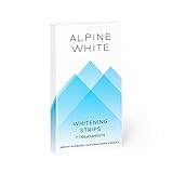 ALPINE WHITE Whitening Strips für sichtbar weißere Zähne in nur 3 Tagen – Professionelles Zahnbleaching, entwickelt und geprüft von Zahnärzten und Dentalexperten I 7 Anwendungen (14x Bleaching Strips)