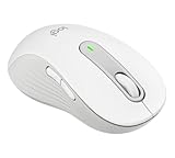 Logitech Signature M650 L for Business kabellose Maus, Logi Bolt, für große Hände, Bluetooth, SmartWheel, für Linkshänder - weiß【Bulk - ohne Verpackung】