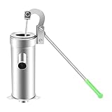 DHQCQL Schwengelpumpe Handpumpe wasser, 8M Wasserpumpe Edelstahl Brunnenpumpe Gartenpumpe Set, Handwasserpumpe für Haus, Hausgarten, Yard, Garten