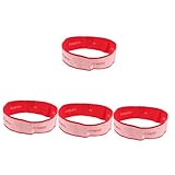 Toddmomy 4 Sätze -Fitness-Trainingsgürtel fitnessband fitnessbänder Fitness Bands Fitness Belt Übungsband Übungsheft Widerstandsbänder zum Trainieren Bands trainieren Nylon Rosa