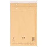 verpacking Luftpolstertaschen Versandtaschen Luftpolsterumschlag F6, Innenmaß 210 x 340 mm (Außenmaß 240 x 350 mm) Braun Polsterumschläge selbstklebend geeignet für DIN A4+ (50 Stück)