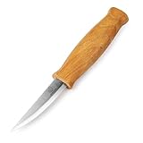 BeaverCraft Holzschnitzmesser C4 Schnitzwerkzeug - Schnitzmesser für Holzbearbeitung aus kohlenstoffreicher Stahl - Messer für Holzschnitzen - Hobbymesser für Anfänger und Professionelle Holzschnitzer