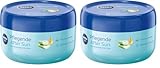 NIVEA SUN After Sun Nährender Balsam, kühlende Lotion nach dem Sonnenbad, beruhigender Balsam mit Bio-Aloe Vera und Hyaluron für 48h Feuchtigkeit (300 ml) (Packung mit 2)