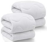 Gentle North 2X Bettdecke 135x200 als Set - Ganzjahresdecke für Allergiker geeignet - Weiche Bettdecken - Besonders Flauschig & waschbar bei 60°