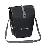 VAUDE Fahrradtasche für Gepäckträger Aqua Back Single 1 x 24 L in Schwarz, Hinterradtasche wasserdicht, Fahrrad Gepäckträgertasche hinten, einfache Befestigung – Made in Germany