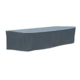 WOLTU Schutzhülle Gartenliege Sonnenliege, 218x77x55 cm, Abdeckung für Gartenmöbel, Abdeckhaube aus 600D-Oxford-Gewebe, Plane UV-Beständig wasserdicht winterfest, Schutzbezug reißfest