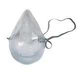 Sauerstoffmaske und Aerosolmaske für Erwachsene, PVC-frei, umweltfreundlich, leicht, starrer Körper und transparent, entworfen für Patientenkomfort, MRT-kompakt, sichere Passform (1)