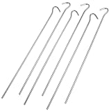 Yaheetech Zeltheringe 20 Stück Heringe Zelt Erdnagel für Harte Böden 30cm Zeltheringe Stabil für Camping Sandheringe Erdnägel
