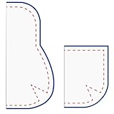 Nixiara Bag -Vorlage Set - Wiederverwendbare Acrylvorlagen Zum Nähen, Kein Reißverschluss | -Nähmuster Für Kleine Beutel, Stickerei - -Werkzeuge, Haushandwerksvorlagen, Acrylnähenwerkzeuge Für DI