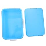 Abaodam Spielsand- für sandkasten Sandkiste mit Deckel Sandkasten Koffer Sandkästen Sandspielzeugtasche Plastik Blue