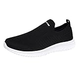 Atmungsaktive weiche Unterseite, Herren, Netzstoff, leicht, Trekking-Sneaker, bequem, rutschfest, Sportschuh, weiche Unterseite, Freizeitschuhe, Outdoor-Wanderschuhe, extra breite Freizeit-Sneaker