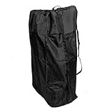 TOYANDONA Kinderwagen Reisetasche Handgepäck Müllsack Tragetasche Buggy pram organizer bag stroller travel bag flugzeug Kinderwagentasche mit Gate-Check Kinderwagen-Reisetasche Nylon Black