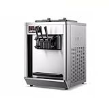SONGYL-20249 Eismaschine 22–30 l/h Softeismaschinen, kommerzieller Tricolor-Desktop-Automat for Einfrieren von süßen Eistüten elektrische Eismaschine