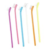 Happyyami 6st Haustier Zahnbürste Kätzchen Zahnpflege Für Katzen Hundehandzahnbürste Große Mundzahnbürste Für Haustiere Haustier Oral Einkopfzahnbürste Kleine Hundezahnbürste Nylon