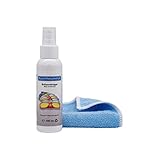 Blum - 100ml Brillenreiniger Brillenspray + Mikrofasertuch 30x30cm. Qualitativ hochwertiges Reinigungsspray für eine schnelle und gründliche Reinigung.