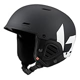 bollé - MUTE Black White Matte L 59-62cm, Skihelm, Medium, Unisex Erwachsene