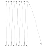 MOLUCKFU 20 Stück Teiliges Edelstahl Käsehobel Ersatzdraht Langlebig und Bruchsicher Gleichmäßige Scheibendicke Kompatibel mit Slicer Rack für Käse Butter und Brot Schneiden im Haushalt