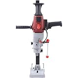 Reiner Kupfermotor KernbohrgeräT Stabile Halterung Kernbohrmaschine Diamant Nass Trocken Bohren Ernbohrer Kernbohrer Handhold HöHe Der Ist Verstellbar Und Trockeneinsatz Rot 2200W 1200Rpm