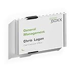 Durable Türschild Büro (Info Sign, 149 x 105,5 mm) metallic silber, 480123