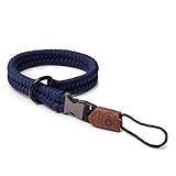 C-Rope Kamera Handschlaufe The Claw aus handgeflochtenem Paracord. Kameragurt mit Schnellverschluss-System, Navy Blau