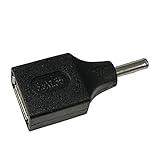 Diarypiece USB-auf-DC-Adapter, USB-Buchse auf 2,5/3,0/3,5/4,0/4,8/5,5 mm Stecker, Ladekonverter für Laptop