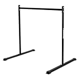 GORNATION Static Bar, Front Lever Bar mit rutschfesten Füßen, pulverbeschichtetem Griff, verstellbarer Höhe & einfacher Montage, Calisthenics & Fitness