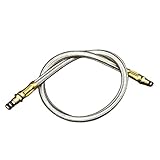 Mermshy Gasherd Adapter Draussen Camping Grill Flachgastank VerläNgerungsrohr Herd VerläNgerungskabel Verbindungsrohr 37Cm