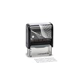 stempelfritz Personalisierter Adressstempel – Selbstfärbend, Abdruck 38x14 mm, bis zu 4 Zeilen, Gr. 1