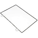 MAGICLULU Durchsichtiger Wandordner Hängeregistratur A4 Dokumententasche Schwarz für Büro und Zuhause Transparenter Wandorganizer zur Dokumentenaufbewahrung