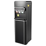 MEHOOSPVN Wasserspender Bottom Loading 500W Bodenstehender Wasserspender mit Bodenbeladung, Kalt Heiß Doppelfunktion Elektrisch Heißwasserspender 85~95 ℃ für Hause Büro Schlafzimmer Wohnzimmer Schwarz