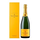 Veuve Clicquot Yellow Label Brut Champagner in Geschenkverpackung, 0,75L