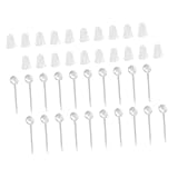 Alipis DIY Ohrstecker Kunststoff Ohrschutz Ohrstöpsel Transparent Langlebig Sicher für Empfindliche Ohren zum Selbermachen und Pflegen der Ohrlöcher