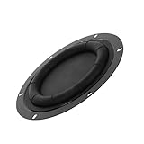 HOLIDYOYO Runde Bass Vibrationsmembran Passive Radiator DIY Lautsprecher Platte Langlebig Einfache Installation für Subwoofer und Soundsysteme