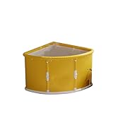 Phjaoeyui Faltbare Badewanne Freistehende Badewanne Erwachsene Mobile Badewanne für Dusche Freistehende Badewanne für heißes Bad kaltes Bad und Sauna Einfacher Installation (Without lid,Round)