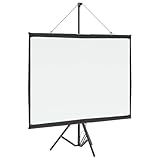 vidaXL Beamer-Leinwand mit Stativ 60 Zoll 4:3, Heimkino-Projektion für Rolloleinwand