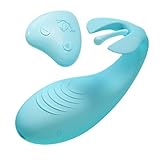 Butterfly Vibrator Tragbare G-Punkt Klitoris Vibratoren mit Fernbedienung, 10 Vibrationsmodi Für Frauen, 3-Gang Sex Spielzeug für die Frau Leise Klitoris Stimulator Fernsteuerung, Blau