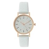 Analoge Uhr| Damenarmbanduhren| Wasserdichte Modeaccessoires – Damen-Armbanduhren, lässig, für den täglichen Outdoor-Sport, Büro, Arbeit, Valentinstag, Geburtstag, Ehefrau, Studenten, PU-Leder, Legier