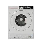 Sharp ES-NIB814BWNA-DE Einbau-Waschmaschine, A (A bis G), 8 kg, 1400 U/min., Advanced Inverter Motor, Dampf, 15 Programme inkl. 15 Min. Kurzprogramm, AquaStop, Weiß